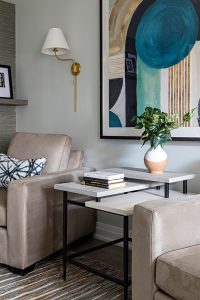 interior design sitting room wall sconce