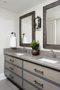 Interior Design Bronze Metal Mirror
