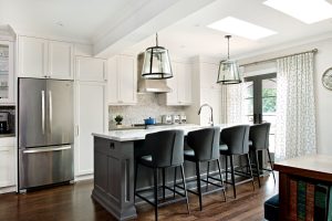 Interior Design Kitchen Grey Island
