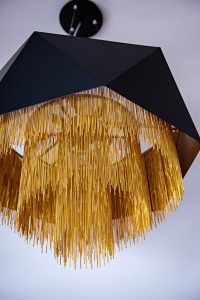Interior Design Black and Gold Chandelier