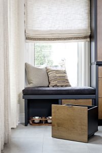 Interior Design Window Bench with Storage