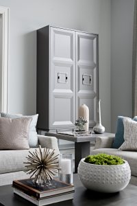 Interior Design Grey Bar Cabinet