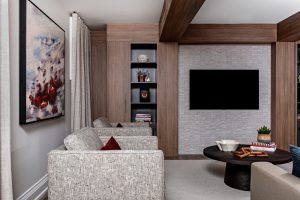 Living room Interior Design Oakville:Charlebois